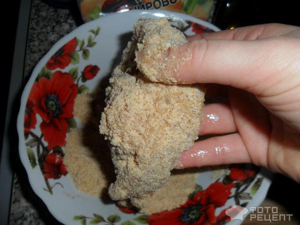 курица в сухарях