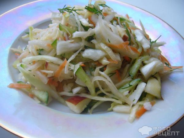 Салат Здоровье из капусты фото