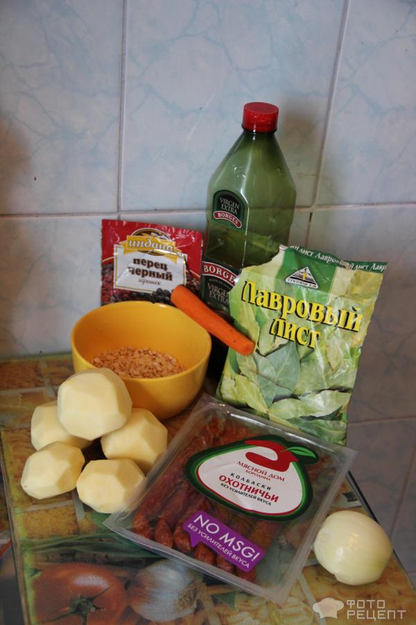 Гороховый суп с охотничьими колбасками - Vkusno-blog