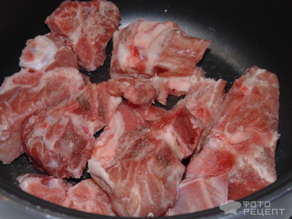 Рецепт: Свинина, тушенная с овощами в мультиварке