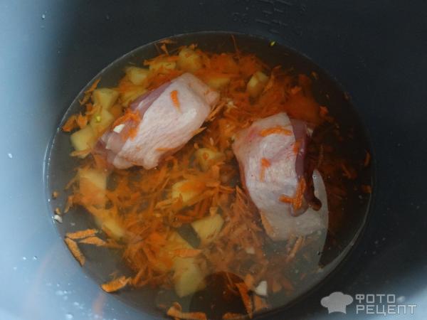 Куриный суп с вермешелью фото