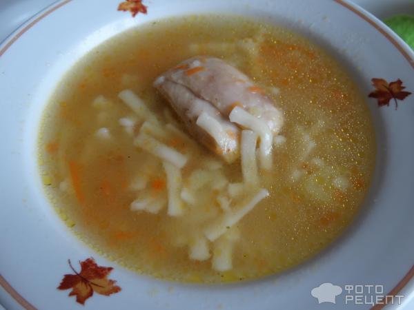 Куриный суп с вермешелью фото