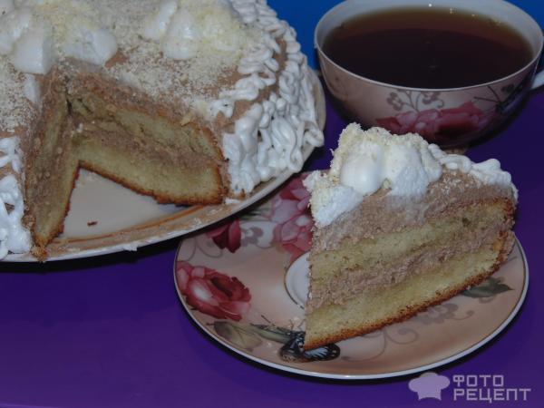 Торт из бисквита Нежный фото