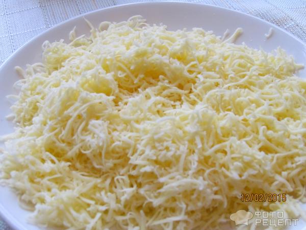 Картофель запеченный с фаршем и сыром фото