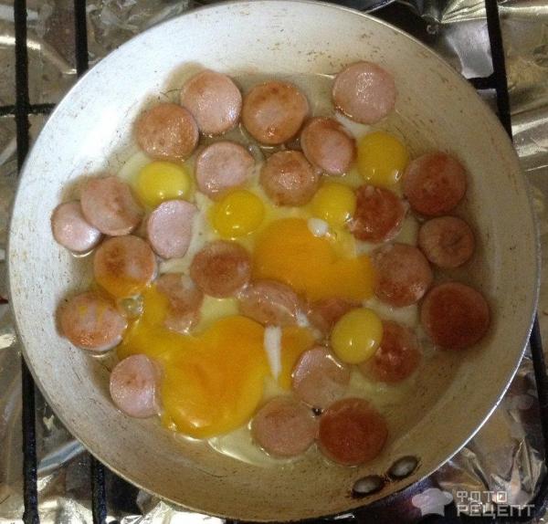 Яичница Солдат на привале фото
