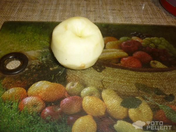 Блины с яблоком и сыром фото