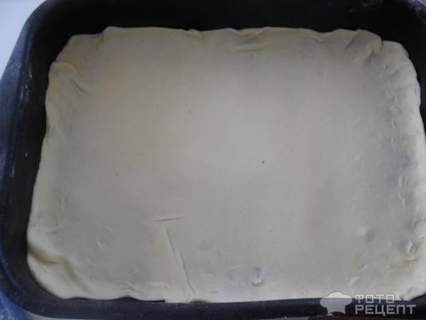 Пирог из слоеного теста фото