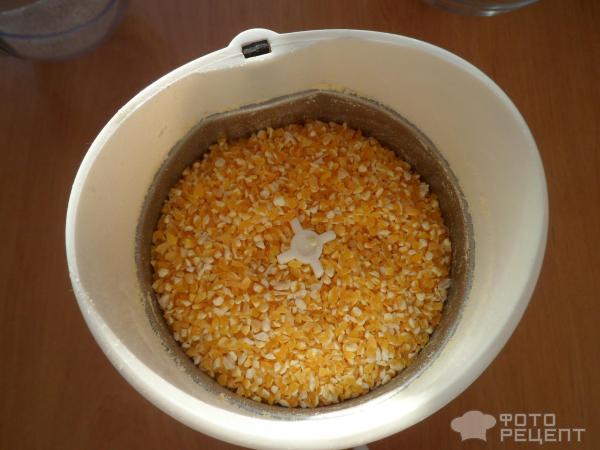 Ингредиенты для Кукурузная каша с кабачком, луком и грибами
