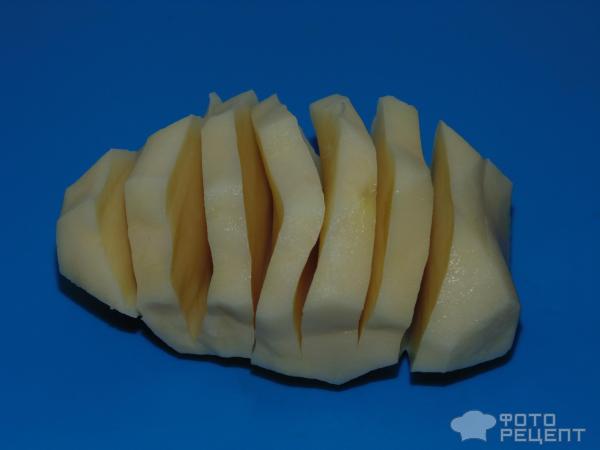 Постный картофель запеченый в фольге фото