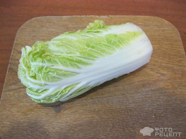 Салат-легкий с пекинской капустой и кукурузой фото