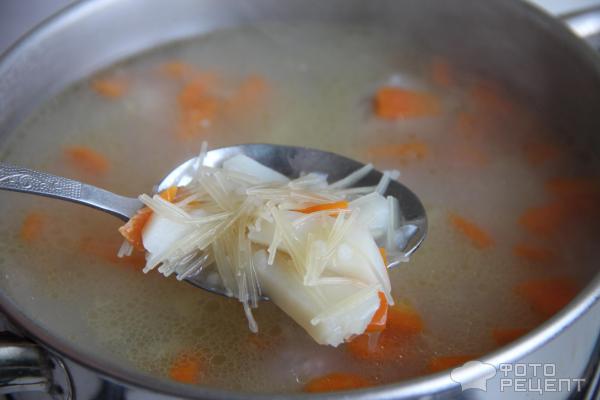 Суп с фрикадельками и вермишелью фото
