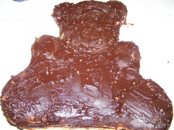 Торт Медвежонок с конфетой фото