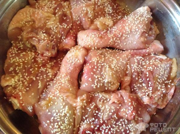 Запеченная курица с имбирем и кунжутом рецепт – Европейская кухня: Основные блюда. «Еда»