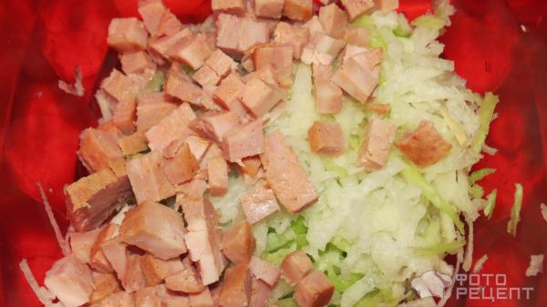 Как приготовить рецепт Сырные корзиночки с салатом