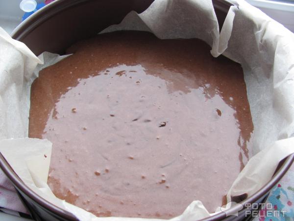 шоколадный торт с черникой