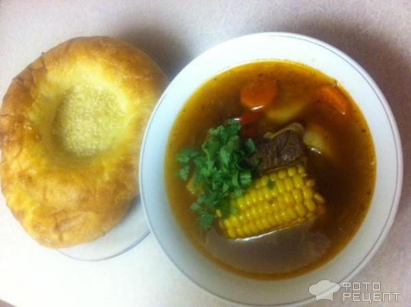 Суп с кукурузой фото