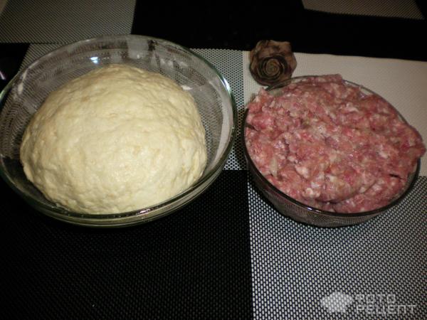 Мясной пирог Хризантема