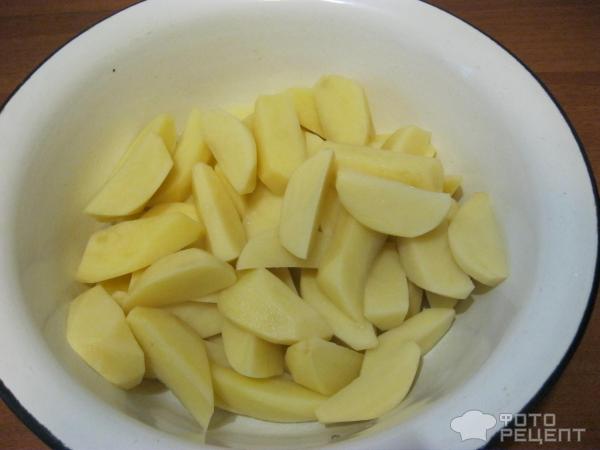 Картофель со стручковой фасолью фото