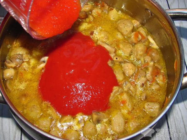 Гуляш из соевого мяса фото