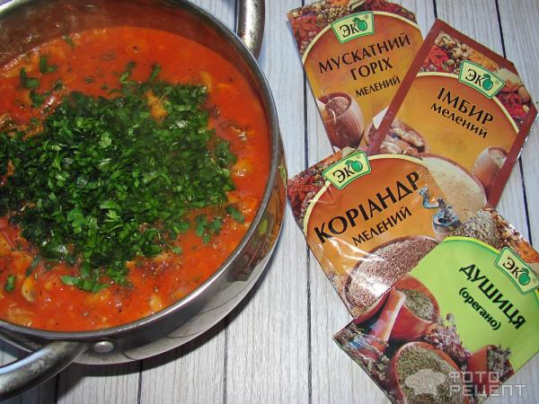 Гуляш из соевого мяса фото