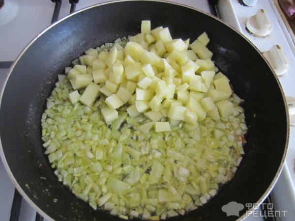 Фасоль с жаренными овощами фото