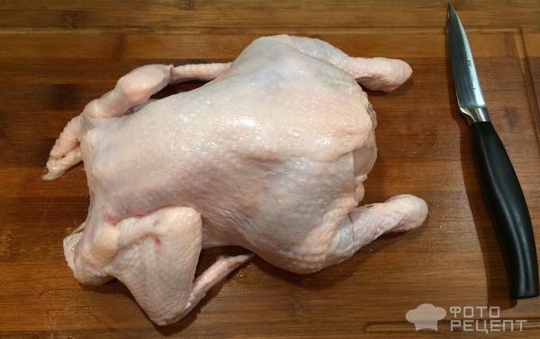 Курица Бро-колье фаршированная, без костей фото