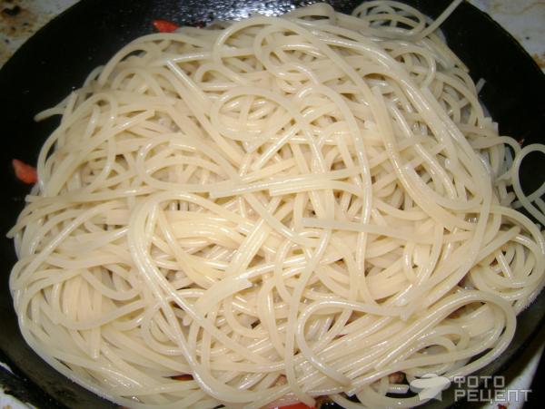 Спагетти по-японски фото