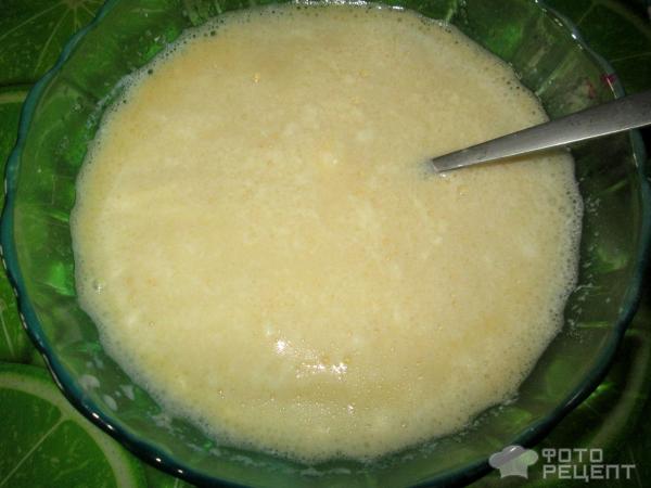 Пышные оладьи на горячем кефире фото
