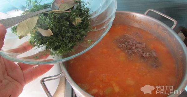 Чечевичный суп с дарами осени фото