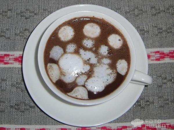 Кофе с шоколадом фото