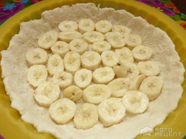 Творожно-банановый тарт фото
