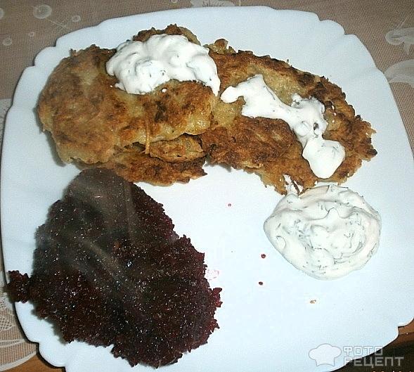 Драники с овощами фото