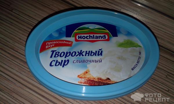 Пышки по-деревенски с кижучем и творожным сыром фото