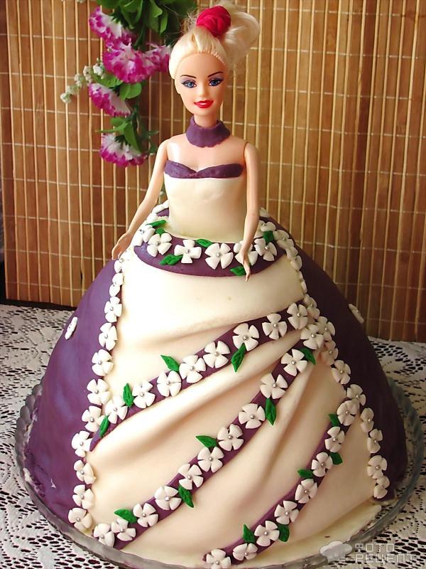 Торт-кукла Принцесса Весна фото