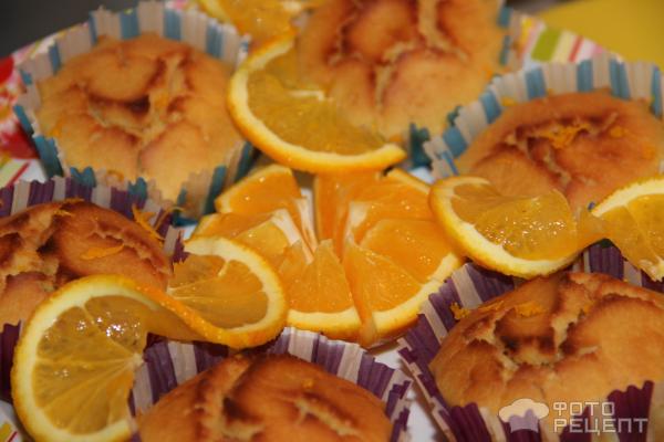 Апельсиновые маффины фото