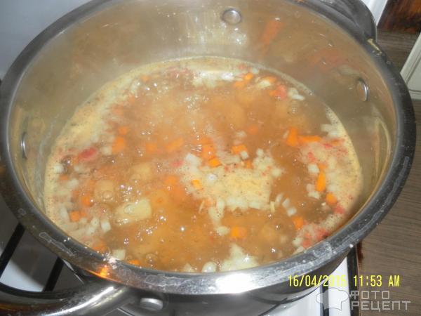 Суп-лапша для вегетарианцев фото