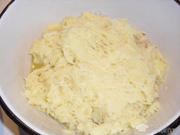 Картофельная запеканка с фрикадельками фото