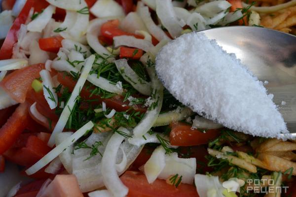 соль и овощи