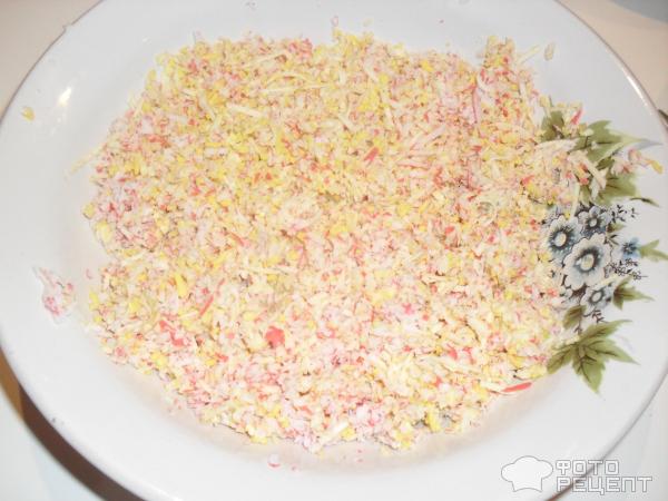 Закуска Крабы под снегом фото