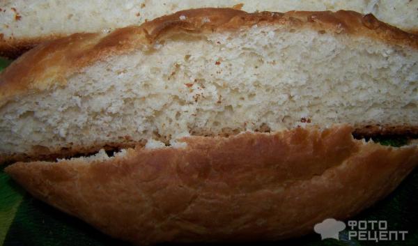 Домашний белый хлеб фото