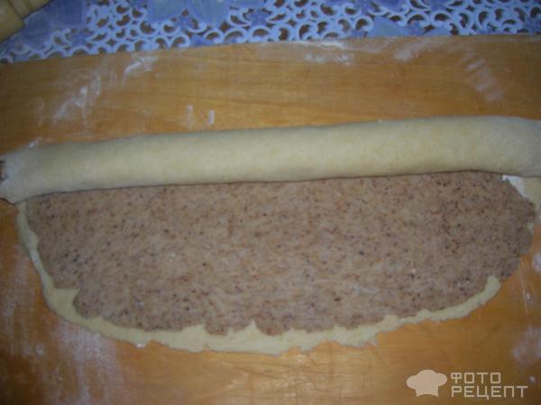 Песочное печенье Спиральки с какао фото