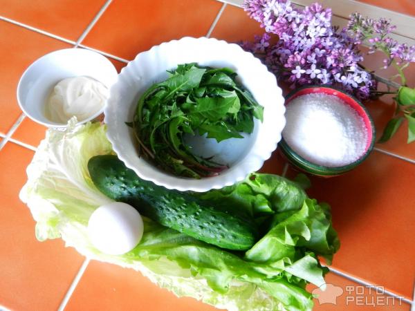 Ингредиенты для приготовления салата
