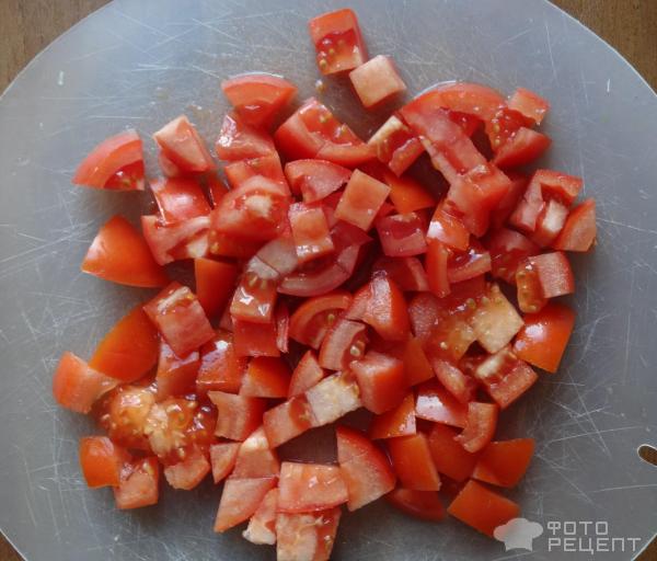 Салат из курицы и помидоров фото