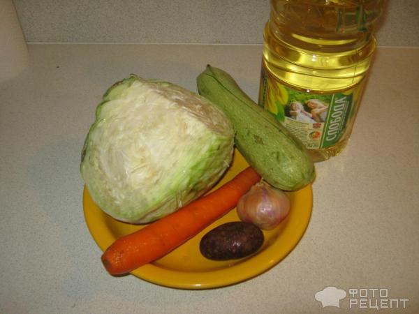 ингредиенты для овощного рагу