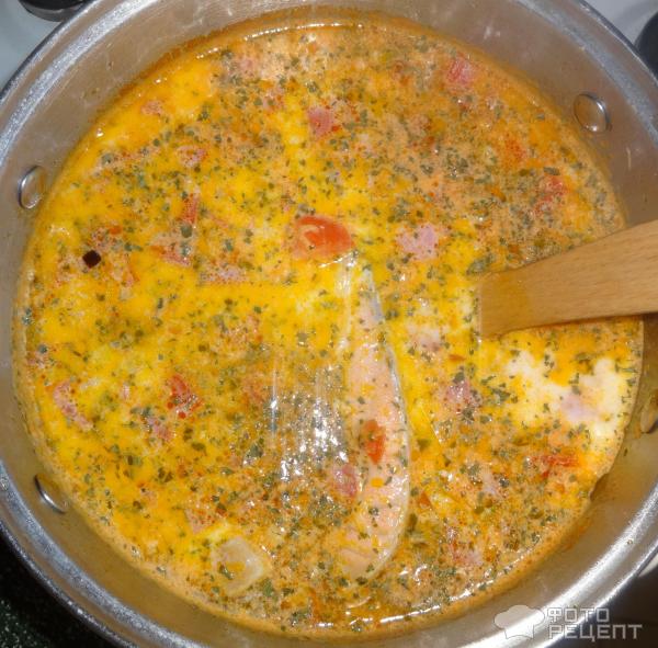 Сливочный суп из семги фото