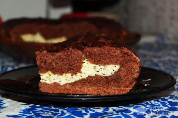 Творожно-шоколадный пирог в мультиварке
