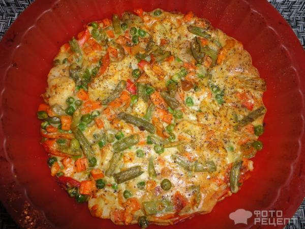 Замороженные овощи на сковороде - Пошаговый рецепт с фото. Вторые блюда. Блюда из овощей