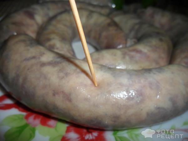 Картошка с домашними колбасками фото