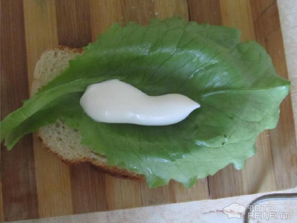 Калорийный бутерброд для завтрака фото