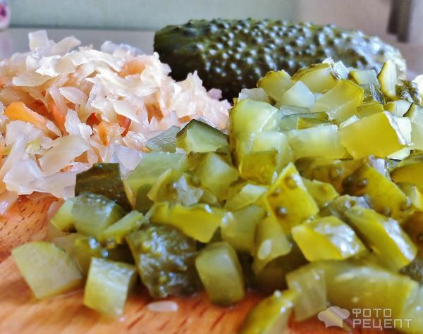 Суп с соленьями фото